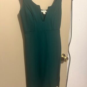 Haute Monde Teal Midi Dress